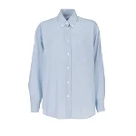 Blue Cotton Burberry Shirt