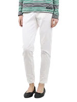 White Cotton Vince Pants