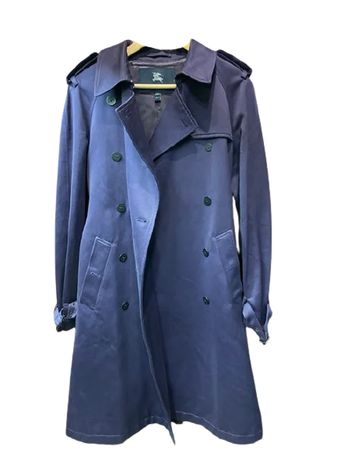 Purple Cotton Burberry Coat