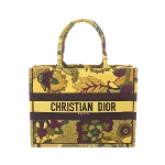 Multicolor Canvas Dior Book Tote