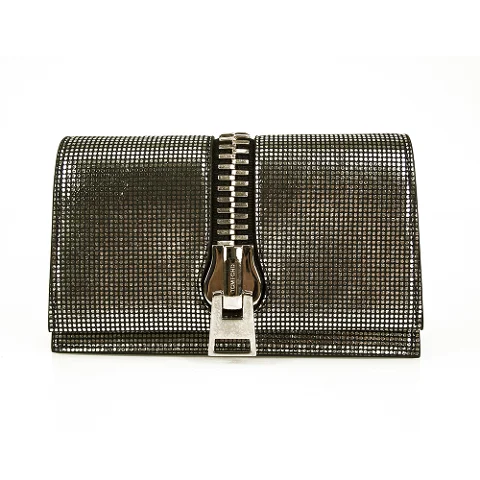 Silver Leather Tom Ford Clutches