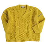 Yellow Canvas Gucci Knitwear