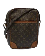 Brown Canvas Louis Vuitton Shoulder Bags