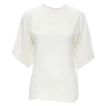 White Silk Chloé Top