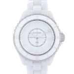 White Fabric Chanel Watch