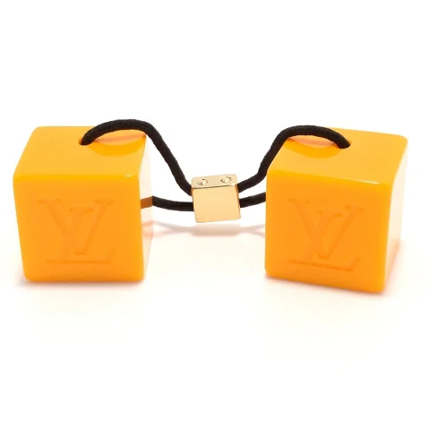 Orange Plastic Louis Vuitton Hair Accessory