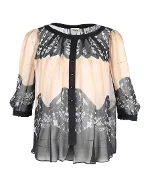 Multicolor Silk Temperley London Top