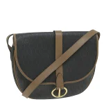 Black Canvas Dior Shoulder Bag