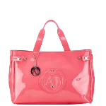 Pink Leather Armani Tote