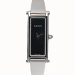 Black Stainless Steel Gucci Watch