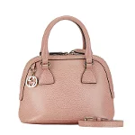 Pink Leather Gucci Handbag