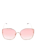 Pink Metal Max Mara Sunglasses