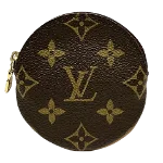 Brown Canvas Louis Vuitton Porte Monnaie