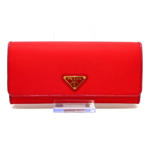Red Nylon Prada Wallet