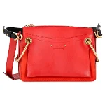 Red Leather Chloé Shoulder Bag