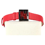 Burgundy Leather Fendi Watch