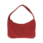 Red Canvas Prada Tessuto