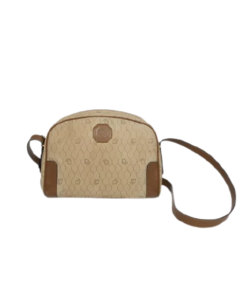 Beige Leather Dior Crossbody Bag