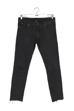 Black Cotton Yves Saint Laurent Jeans