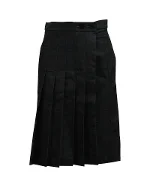 Navy Cotton Victoria Beckham Skirt