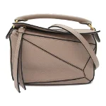 Beige Leather Loewe Handbag