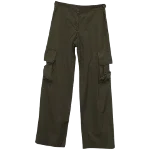 Green Cotton Helmut Lang Pants