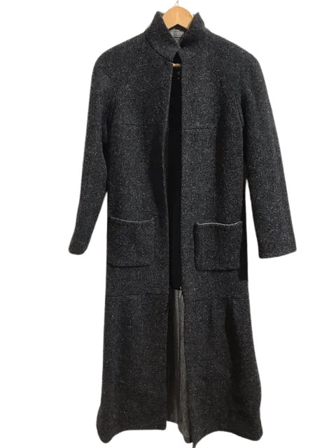 Grey Wool Chanel Coat