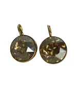 Gold Metal SWAROVSKI Earrings