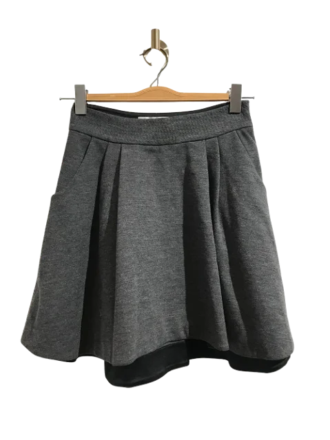 Grey Wool Diane Von Furstenberg Skirt