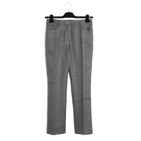 Grey Cashmere Chanel Pants