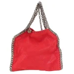 Red Fabric Stella McCartney Handbag