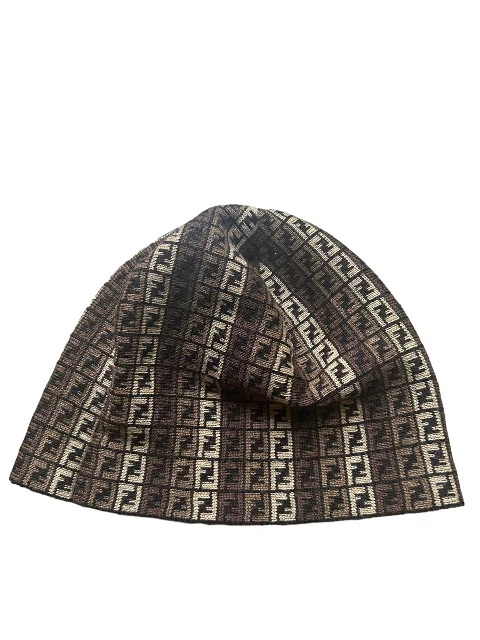 Brown Wool Fendi Hat