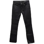 Black Cotton Yves Saint Laurent Jeans