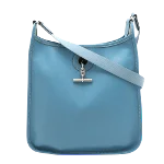 Blue Leather Hermès Crossbody Bag