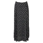 Black Viscose Reformation Skirt