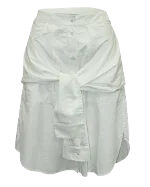 White Cotton Alexander Wang Skirt