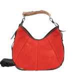 Red Leather Yves Saint Laurent Handbag