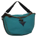 Blue Canvas Bally Shoulder Bag