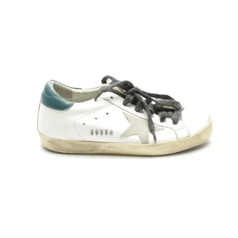 White Leather Golden Goose Sneakers