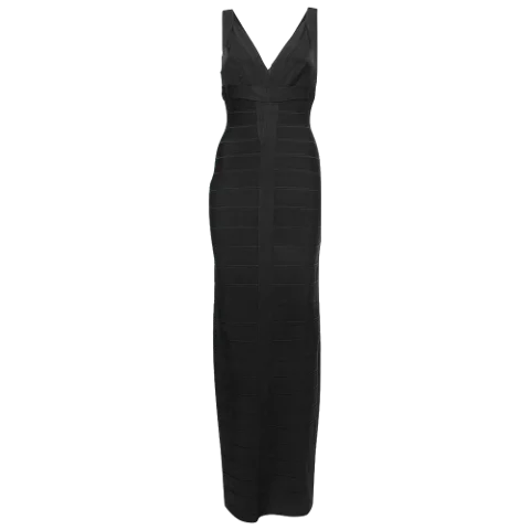 Black Knit Hervé Léger Dress