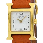 White Metal Hermès Watch