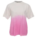 Pink Cotton Off White Top