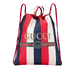 Red Canvas Gucci Backpack