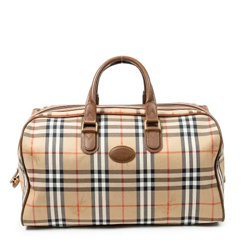Beige Other Burberry Boston Bag