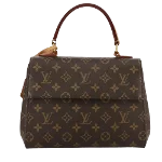 Brown Canvas Louis Vuitton Cluny