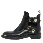 Black Leather Louis Vuitton Boots