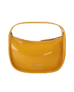 Orange Leather Staud Handbag