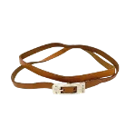 Brown Fabric Hermès Belt