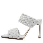 White Leather Bottega Veneta Sandals