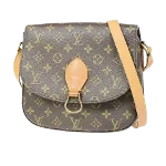 Brown Canvas Louis Vuitton Saint Cloud